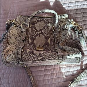 Authentic Dooney & Bourke Leather Bag w matching Wristlet